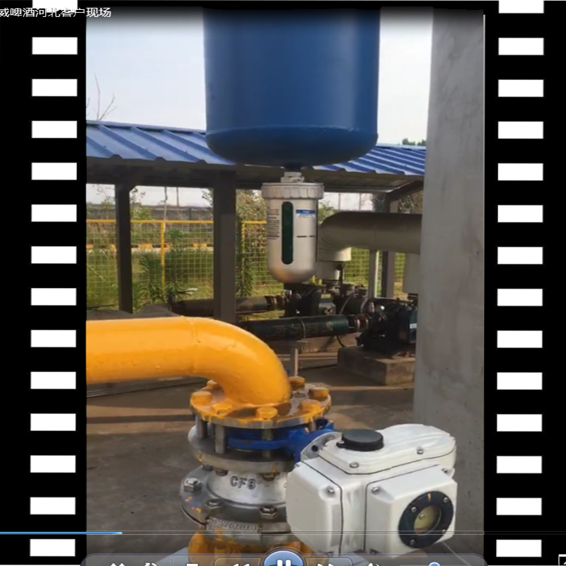 石家庄百威啤酒生产基地，空压机系统DN80汽水分离器视频